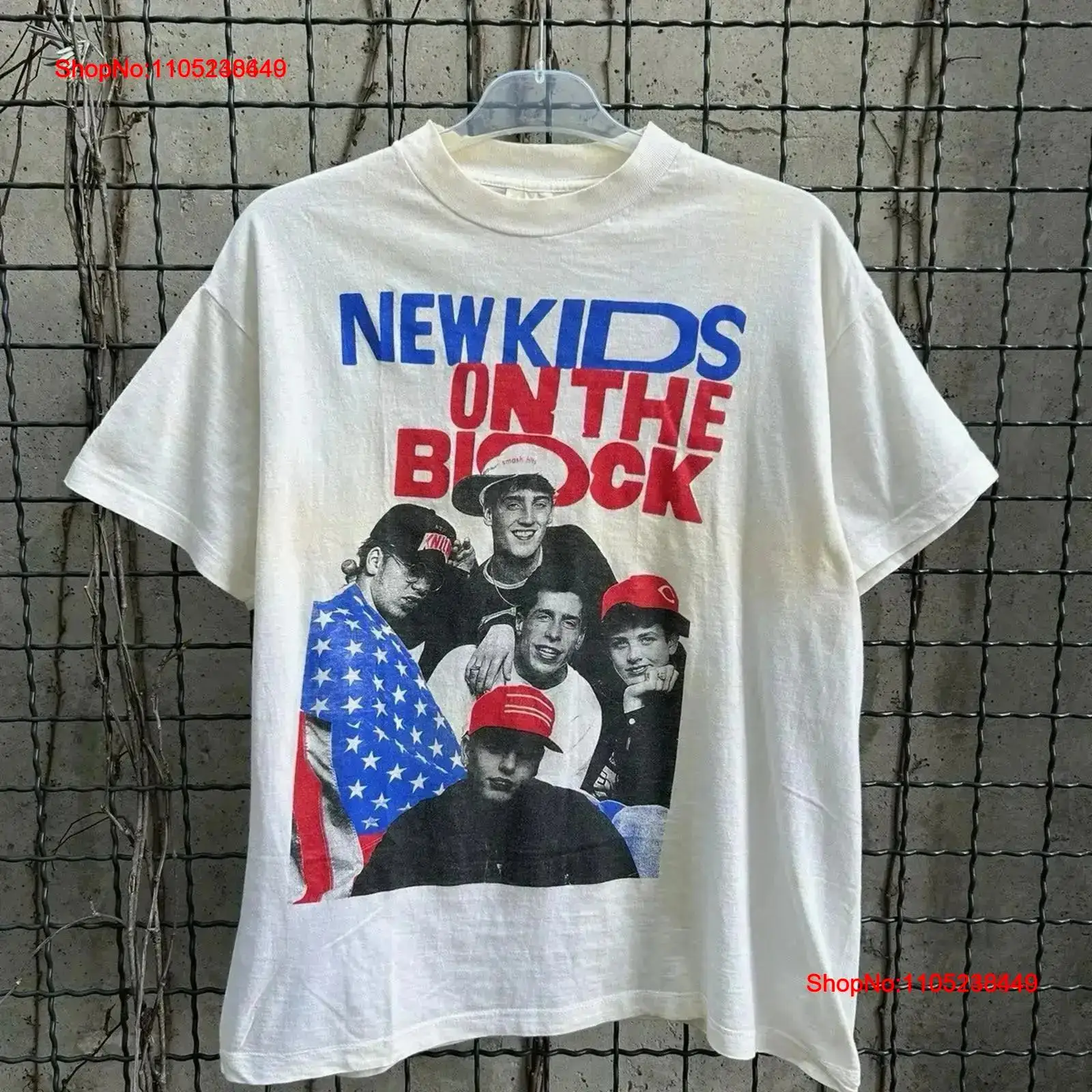 Vintage Fashion Jersey - Vintage 80er Jahre New Kids on