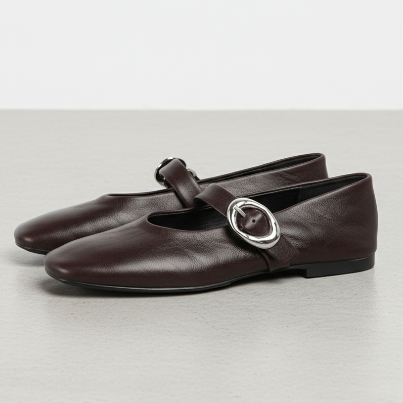 Vintage Fashion Online - Damen Mary Jane Schuhe aus PU-Leder