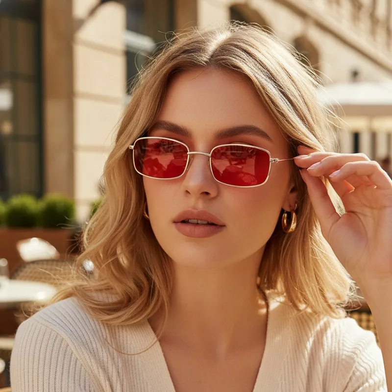 Neue kleine quadratische Sonne – Vintage Fashion Enthusiasts Bewertung und Preis