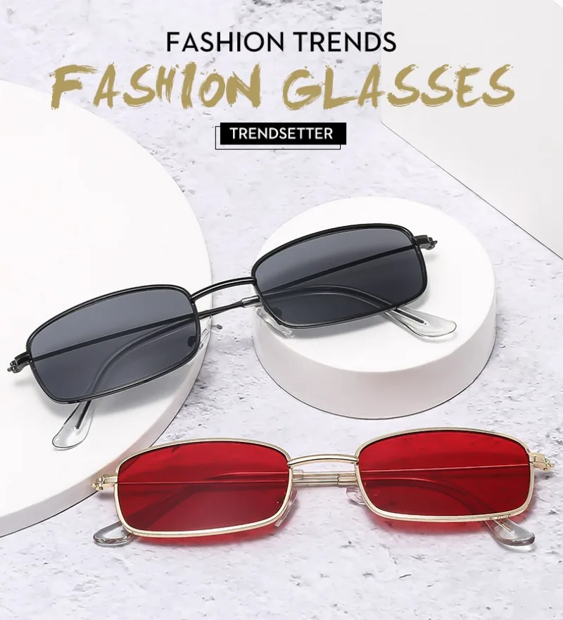 Neue kleine quadratische Sonne – Vintage Fashion Enthusiasts Bewertung und Preis