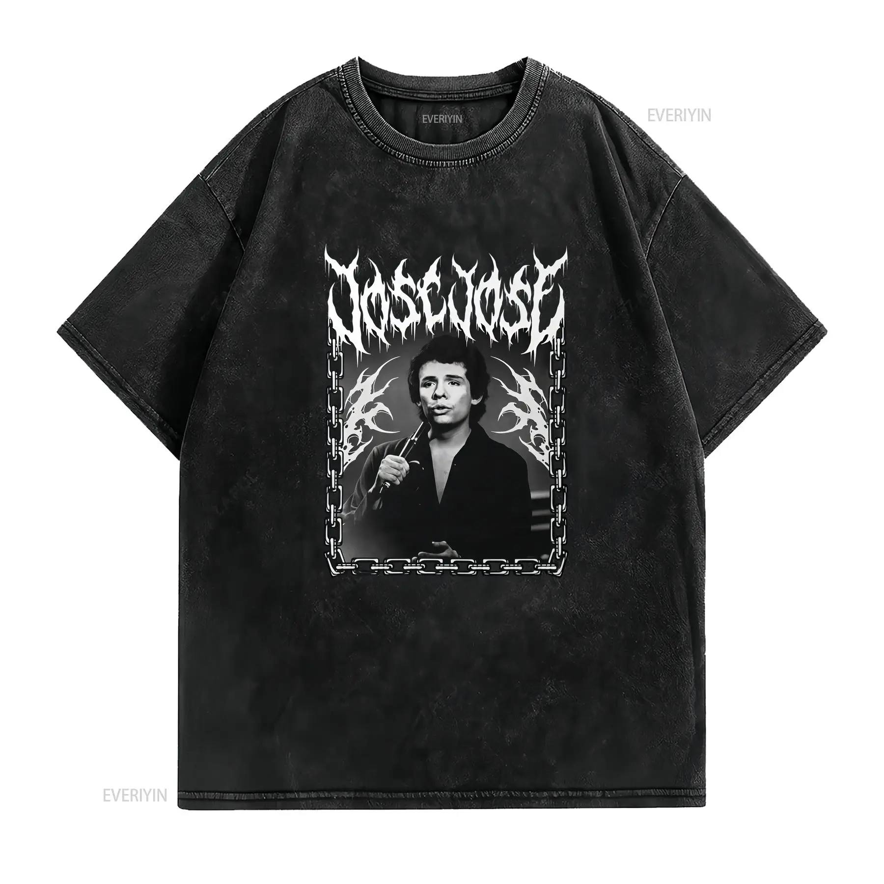 Jose Dark Metal Lettering T-Sh – Vintage Fashion La Bewertung und Preis