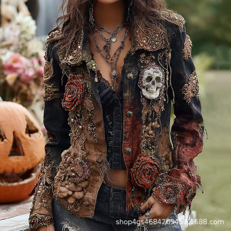 Gothic Punk Skull Rose bestick – Vintage Fashion Stores Bewertung und Preis