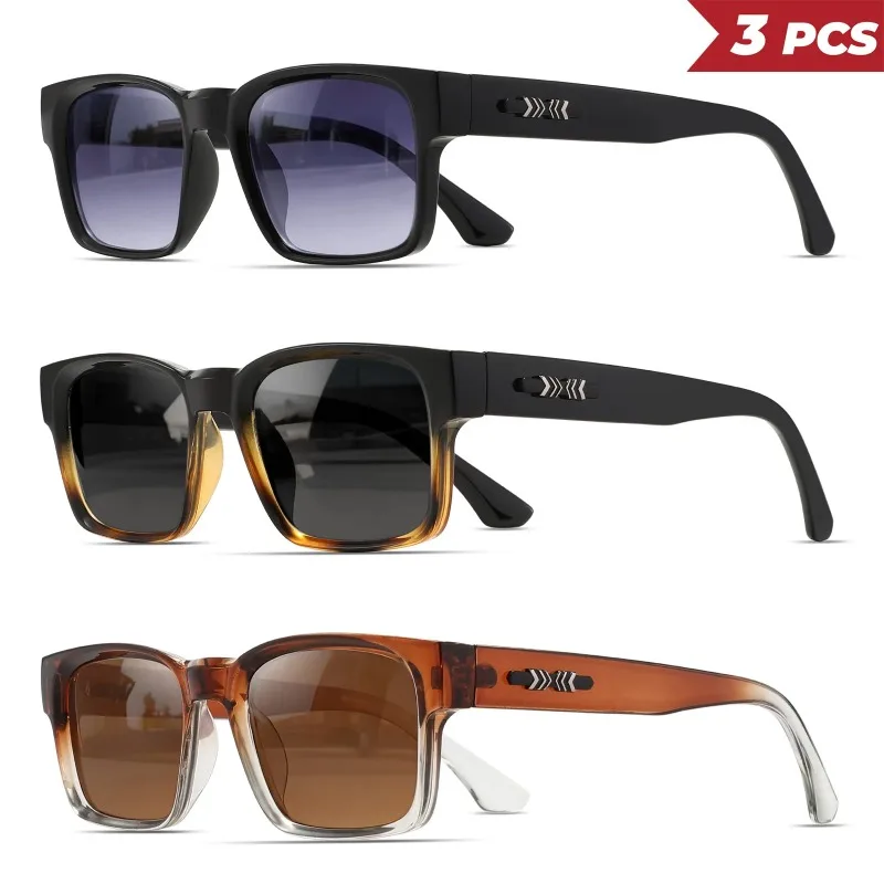1/3PCS Neue Herren-Sonnenbrill – Vintage Fashion Enthusiasts Bewertung und Preis