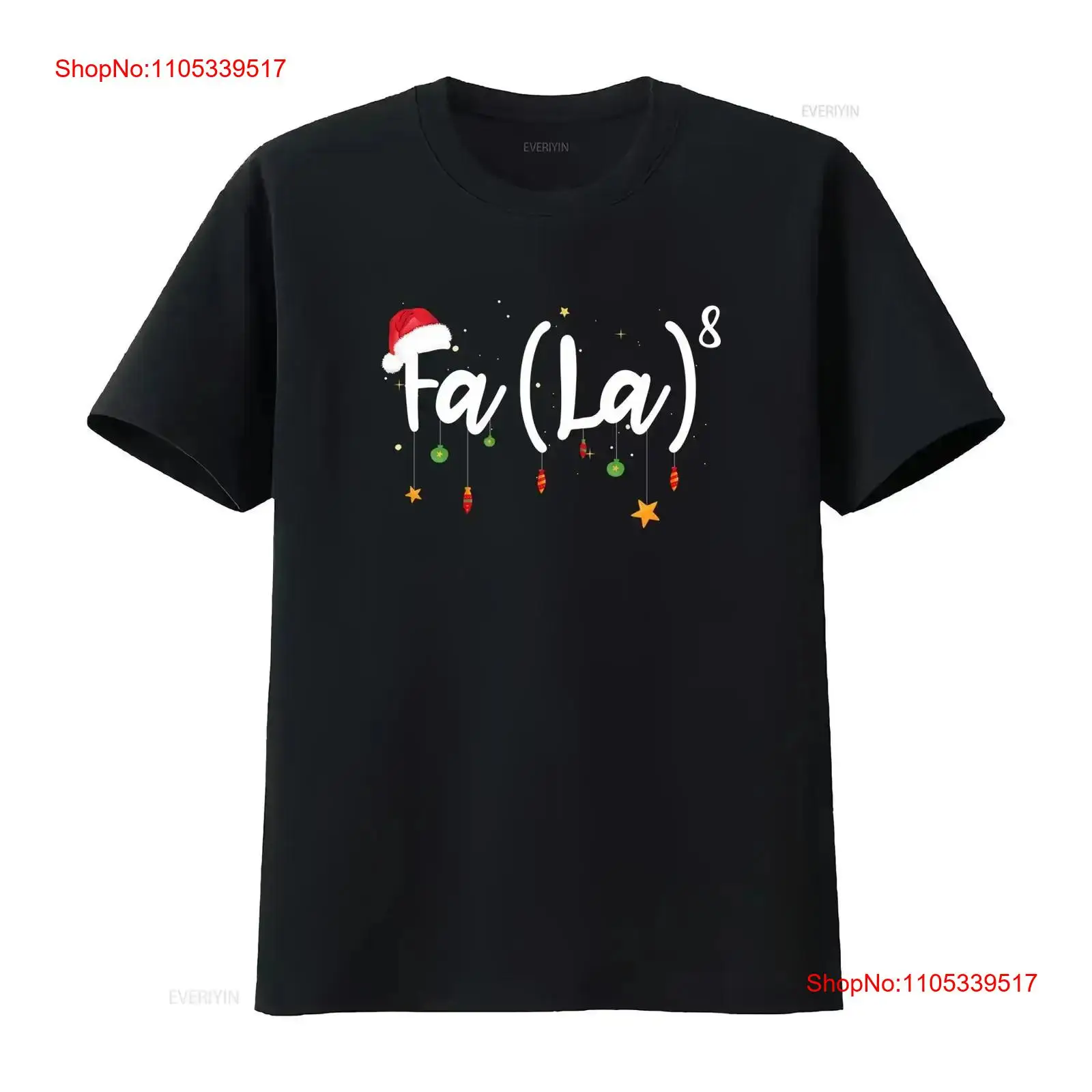 FA LA 8 Lustiges Weihnachts-T- – Vintage Fashion La Bewertung und Preis