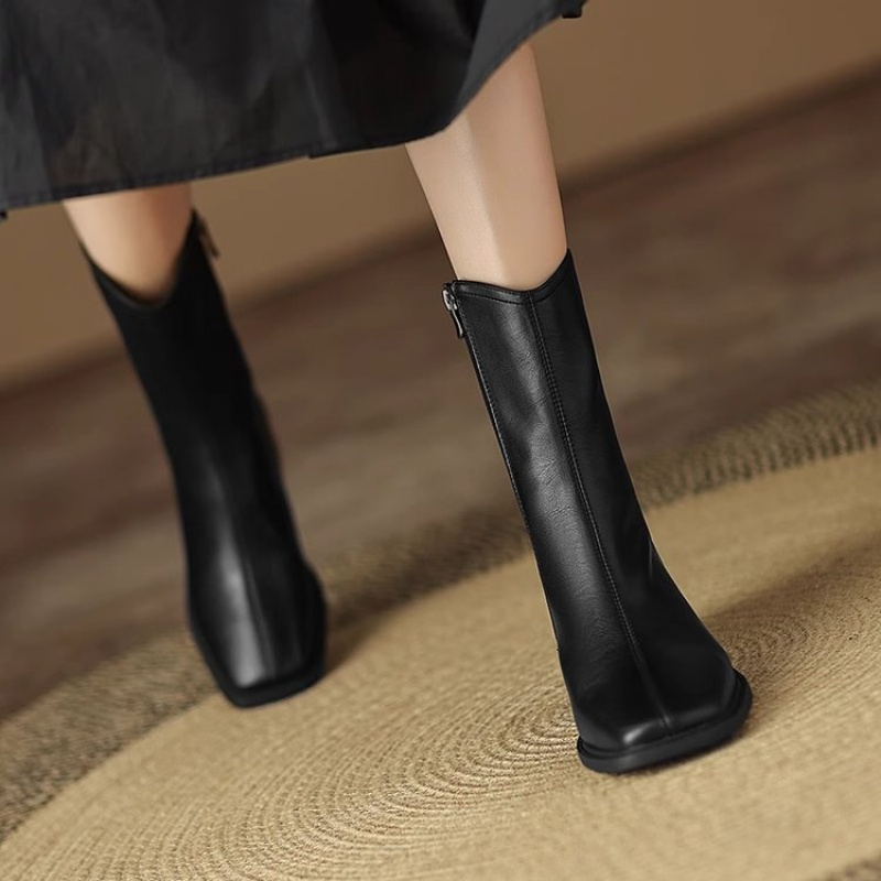 Damen-Stiefeletten aus Leder m – Vintage Fashion Dresses Bewertung und Preis