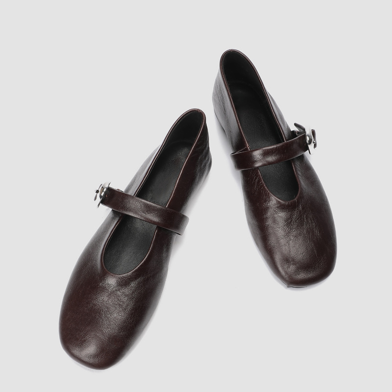 Damen Mary Jane Schuhe aus PU- – Vintage Fashion Online Bewertung und Preis